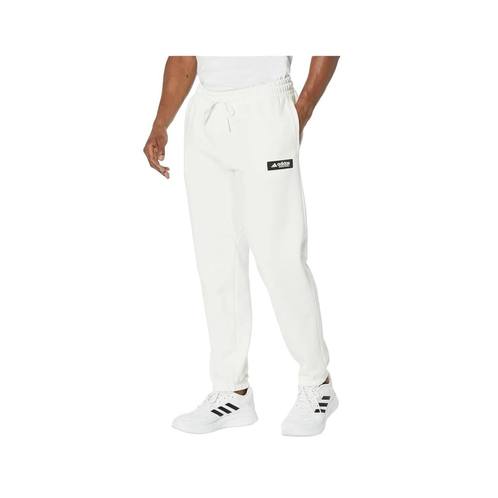 Adidas Men's White Elastic Waist Legends Basketball Pants Size 3XLT‎ XXXL Tall